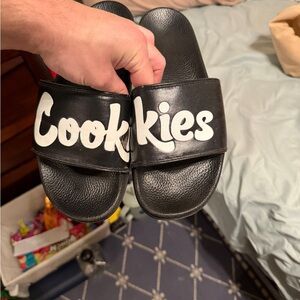 Men’s Cookies Black Slide Sandals